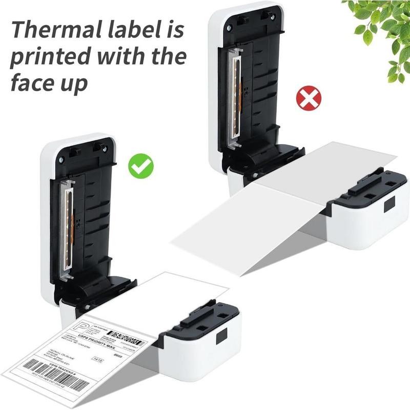 Fanfold 4 x 6 in Direct Thermal Shipping Labels, White, Perforated-500 Labels per Stack, 1 Stack