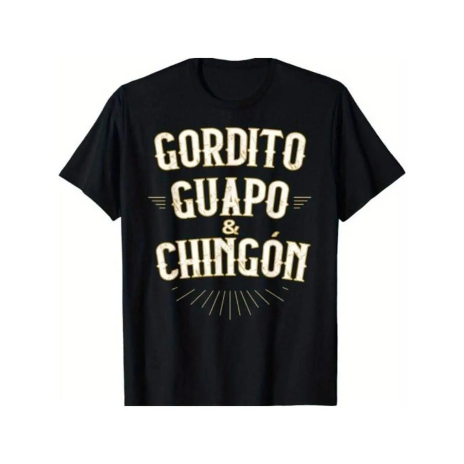 100% Cotton Golf Gift T-Shirt For Men and Women Summer short sleeves t Shirts Chubby, Handsome and Awesome - Funny Mexican T-Shirt