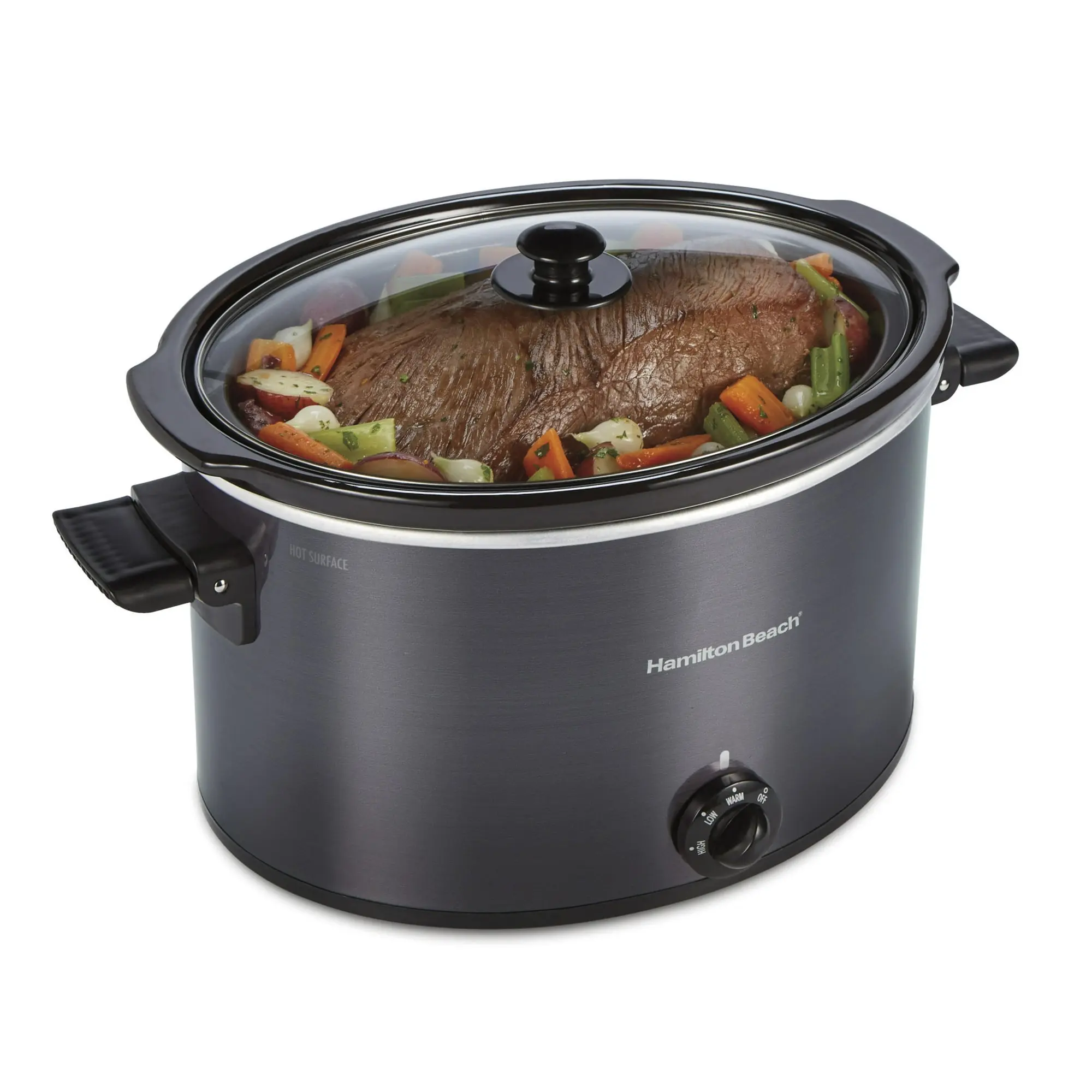 Hamilton Beach 10 Qt Slow Cooker, Stoneware Crock with Removable Pot