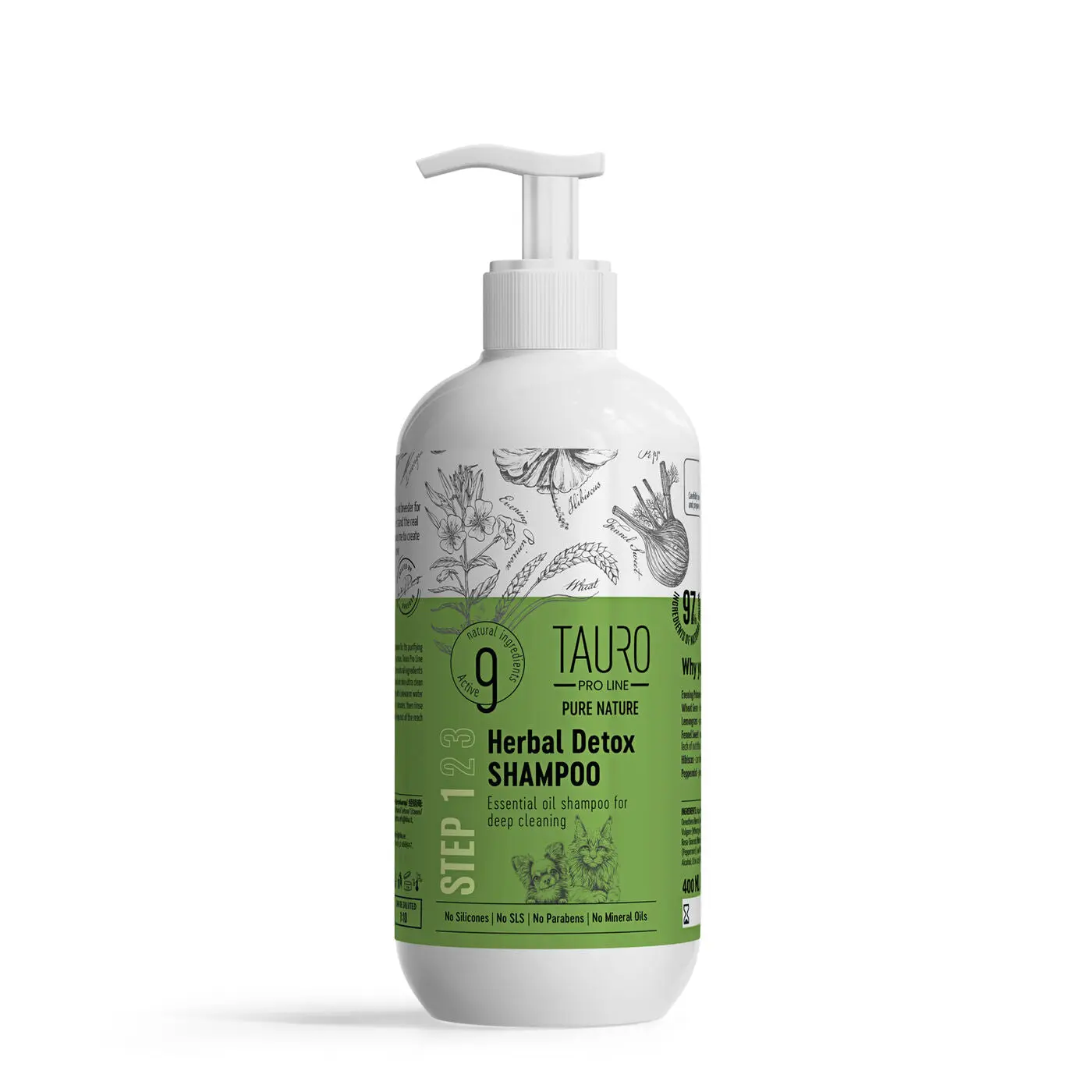 Herbal Detox Dog & Cat Shampoo – Deep Clean Formula