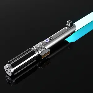 Upgraded RGB Light Up Saber Gravity Sensing 16 Colors ChangeLaser Sword with Vibration Sound Effect 30.7 Inch Christmas Gift Cool Presents