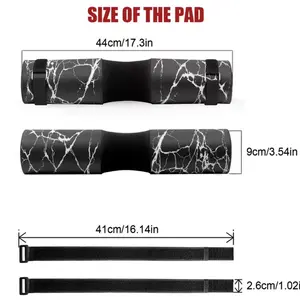 Barbell Multiuse Pad - Thick, Non-Slip Weightlifting Accessory for Squats, Lunges