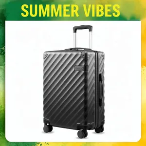 LUGGEX 21 Inch Carry On Luggage for Airplanes, Polycarbonate Hard Shell Suitcase with TSA Lock, Perfect for Travel & Business summervibes EX-Core fathersdaygift