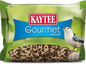 Kaytee Wild Bird Gourmet Seed Cake For Cardinals, Chickadees, Juncos, Titmice, Woodpeckers and More, 2 Pounds