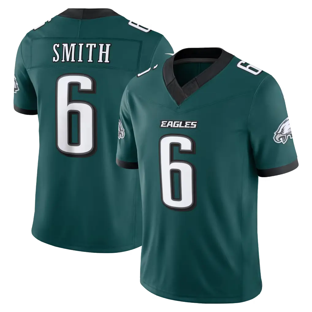 Trendy Football Season 2026 Full Logo Printed Smith 6 Football Jersey Tee Shirt, Limited Game Jersey Football Tee, Sport Activewear for Men Women