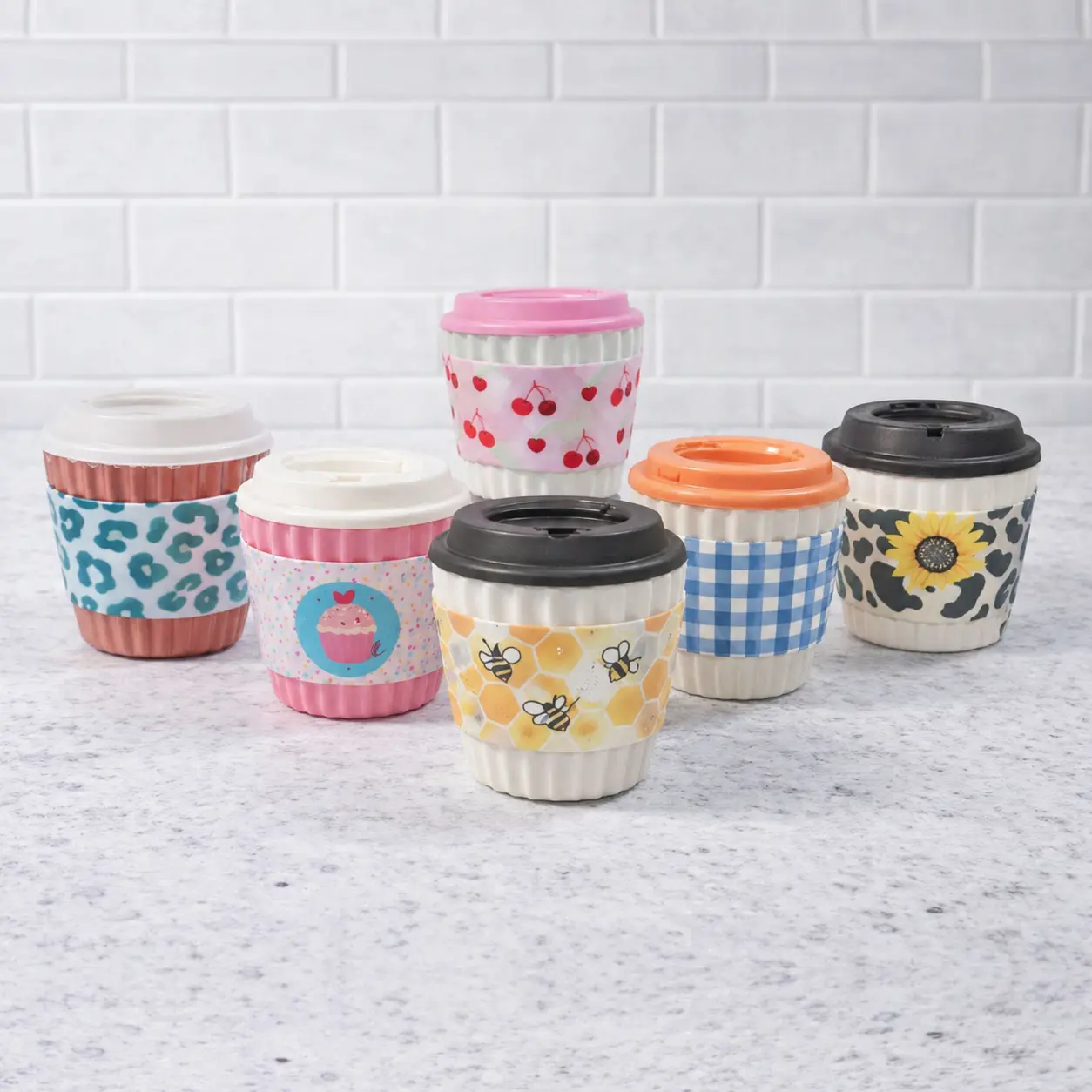 Sprinkles & Sparkles Silicone Coffee Cup & Lid Mold Set