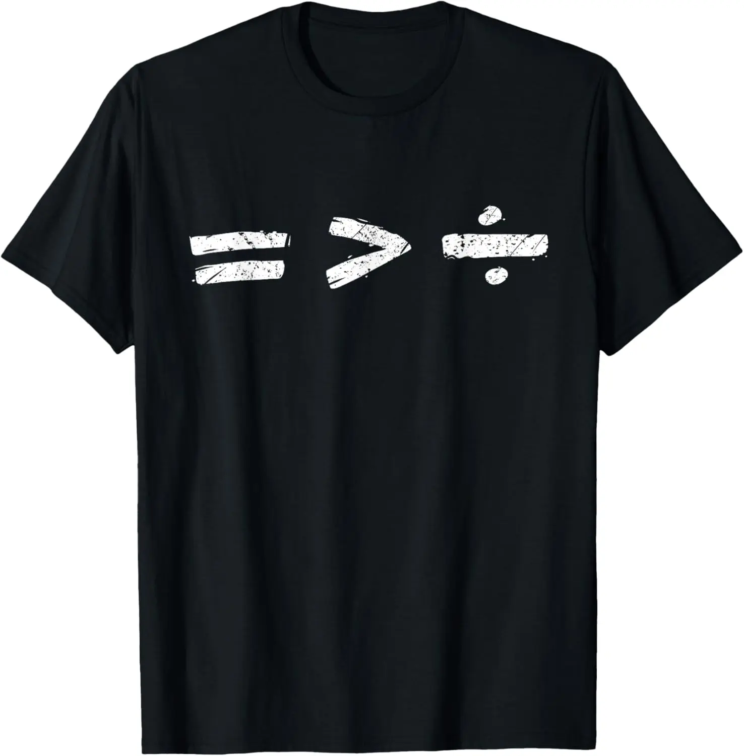 Cotton(pure) Equality is Better than Division Equal Rights Math Symbol T-Shirt