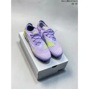 Purple Air Zoom Mercurial Superfly IX Elite FG Stylish, durable, non-slip, comfortable, trendy, retro, thin-soled, lightweight training and sports soccer  Football shoes
