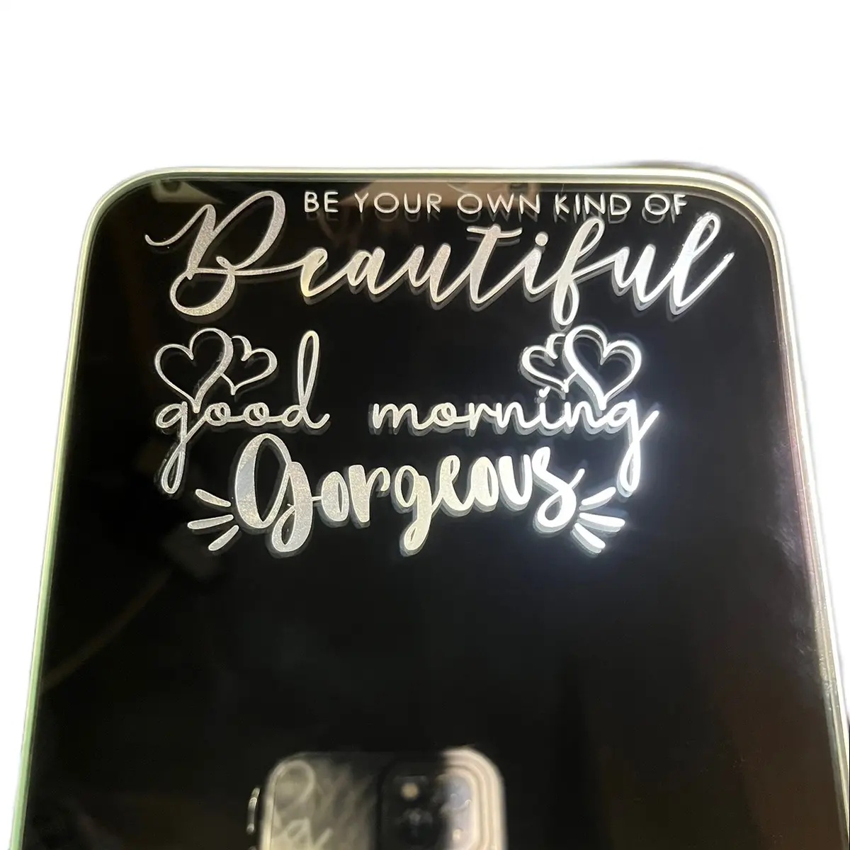 Personalized Custom Engraved Makeup Mirror Personalized Custom Engraved Makeup Mirror