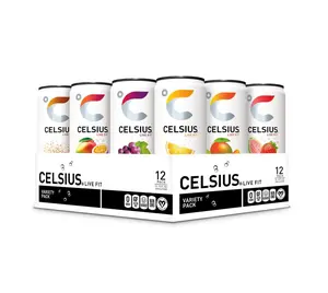 CELSIUS Assorted Flavors Official Variety Pack, Functional Essential Energy Drinks, 12 Fl Oz (Pack of 12)