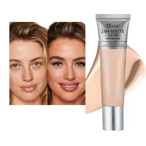 Long Lasting Matte Foundation, 1 Count Oil Control Moisturizing Foundation, Full Coverage Flawless Makeup Cream, Makeup Product for Women & Girls, Cosmetic