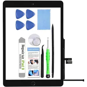 for iPad 9 (9th Gen 2021) A2602 A2603 A2604 A2605 Screen Replacement Glass Touch Digitizer Repair Kit with  Button & Tools - Only for iPad 9 9th Generation
