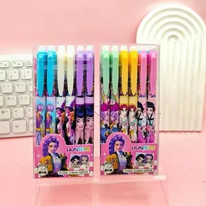 12 Witch Hunt Erasable Neutral Pens, Pressure-Sensitive Watercolor Pens, Student Stationery, Signature Pens, Birthday & Party Gifts