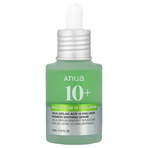 Anua Azelaic Acid 10 Hyaluron Redness Soothing Serum, 1.01 fl oz (30 ml) Anua Azelaic Acid 10 Hyaluron Redness Soothing Serum, 1.01 fl oz (30 ml)