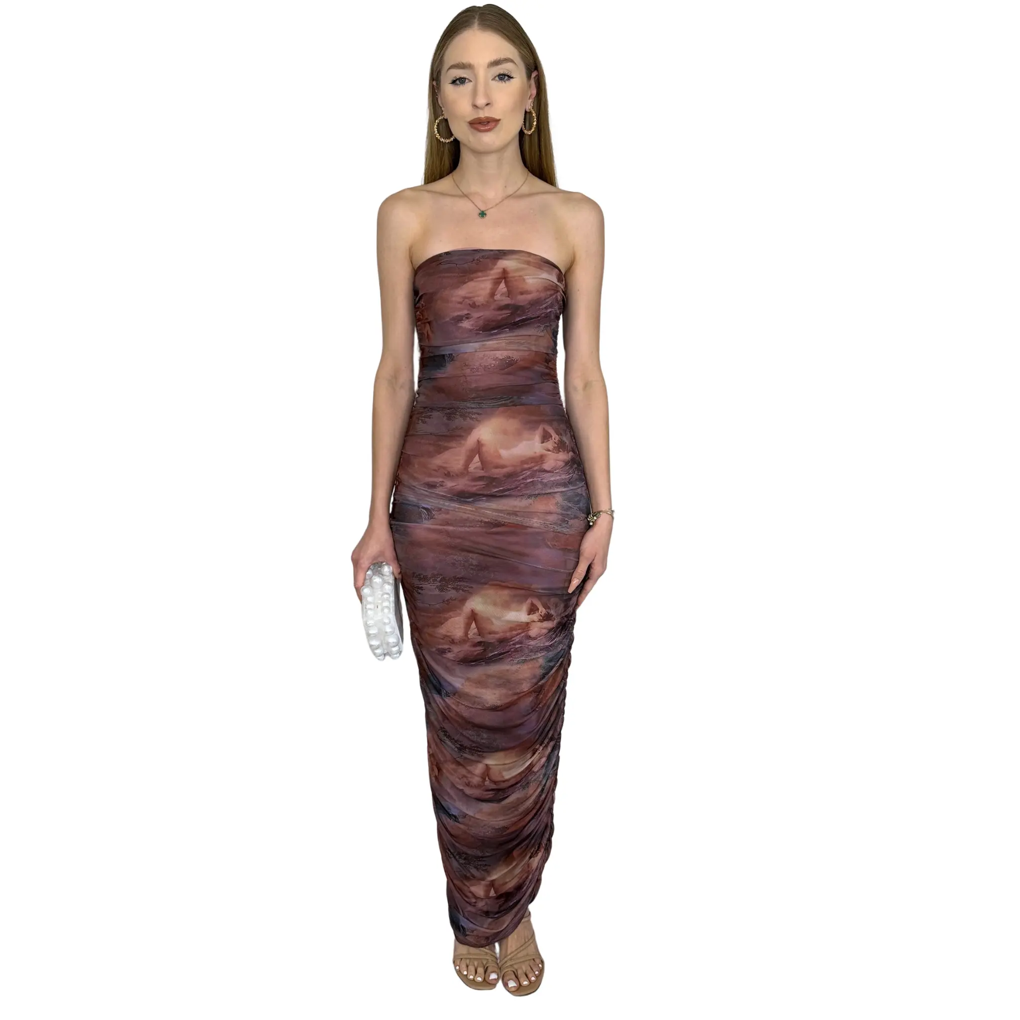Roman Mesh Dress