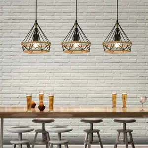 Vintage Iron Pendant Light, Industrial Style Hotel Feature Lamp, Creative Restaurant Bar Counter Light, Trendy Shop Lighting