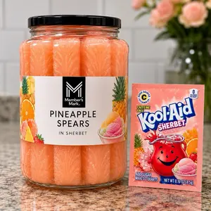 Sherbet Pineapple Spears | Viral Kool-Aid Pineapples