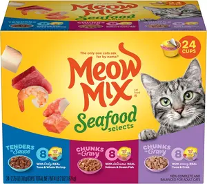 Seafood Selects Wet Cat Food Variety Pack, 2.75 Ounce (Pack of 24)