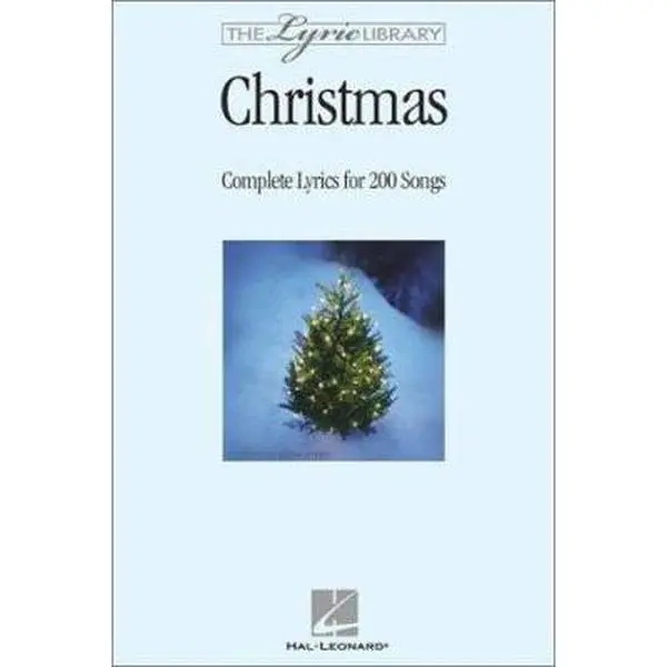 USED Book - The Lyric Library: Christmas: Complete Lyrics for 200 Songs by Leonard Corporation, Hal (Paperback) - english