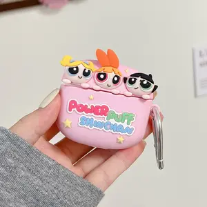 1 protective case for Feitian Little Girl Police style earphones, Earbuds, Headphones, Headset, made of drop resistant and durable silicone earphone case, suitable for AirPods 1/2/3/4/pro/pro 2/pro 3, and Apple wireless Bluetooth earphone case