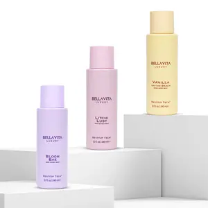 Bellavita Luxury Bloom Bae, Litchi Lust & Vanilla On The Beach Hair & Body Mist | Tiktok Exclusive Body Mist Bundle |  3X240ml (3X8.11 Fl. Oz.)