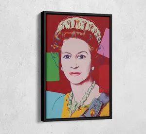 Queen Elizabeth II Andy Warhol Wall Art Home Decor Art - POSTER NO FRAME