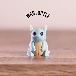 Wartortle PokePrint 3D Print Mini Pokemon Starter