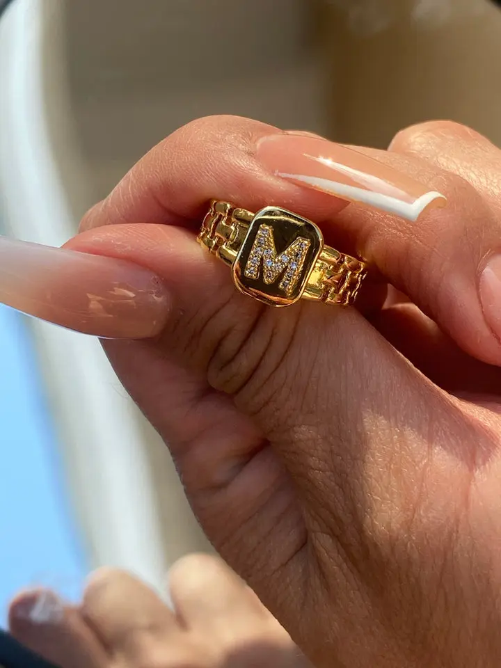 Adjustable Initial Ring Adjustable Initial Ring
