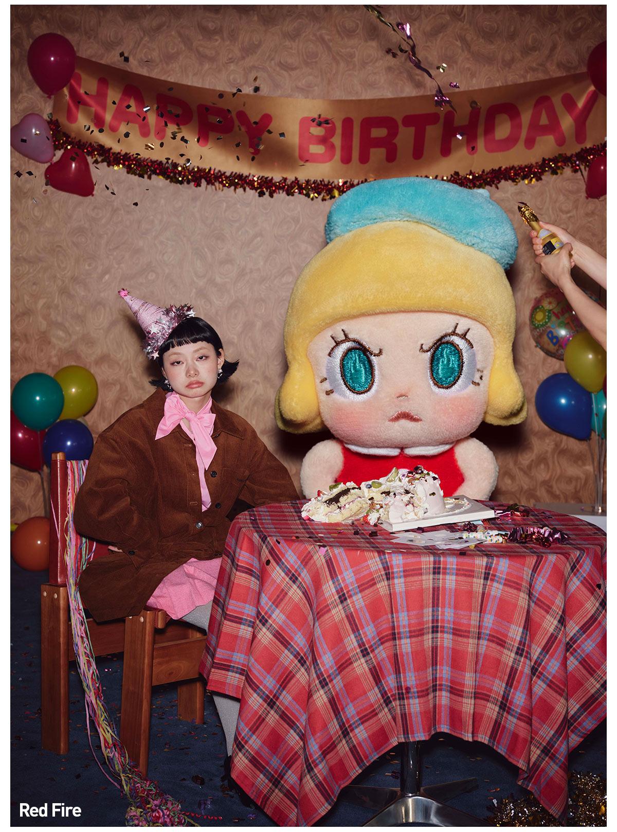 POP MART Angry Molly - Angry Energy Series Plush Pendant Blind Box