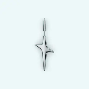 Mini Pierced Star Earring