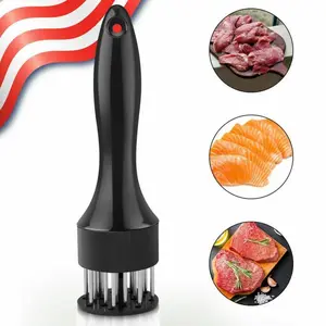 Stainless Steel Meat Tenderizer Needle, Steak BBQ Cooking Tool for Kitchen, Easy Tenderizing Tool.