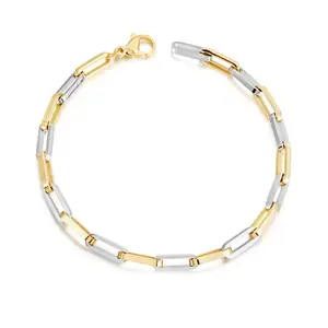 Stainless Steel Mariana Two Tone Bracelet