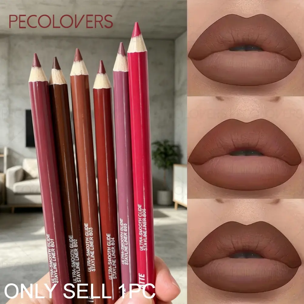 1PC Nude Brown Lip Liner Makeup - Makeup Lipliner, Waterproof And Smudge-Proof Matte Pencil, Long-Lasting And Durable, Non-Smudge, Velvet Lip Liner With Smooth Texture, Easy Glide, Create A Variety of Color Makeup for Your Lips