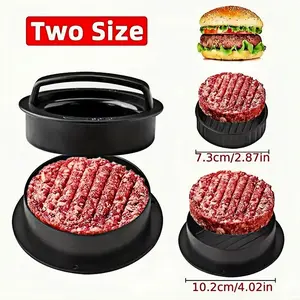 Hamburger Press Patty Maker, Burger Press, 3in 1 Non-Stick Meat Beef Veggie Hamburger Mold, Kitchen Gadgets to Make Patty for Stuffed Slider BBQ Barbecue Grilling,Non-Stick, Easy to Clean, Never Buy Pre-Made Again!