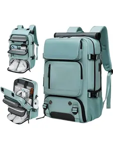 Large Capacity Backpack, Multi-functional Business Travel Backpack with Shoes Compartment & Usb Charging Port, Lightweight Daily Backpack for Women & Men