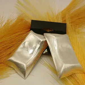 Ms. Celeste Brushed Silver Statement Earring