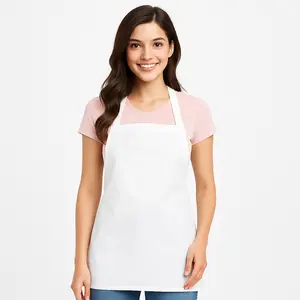 Disposable White Chef Apron for Catering and Everyday Use