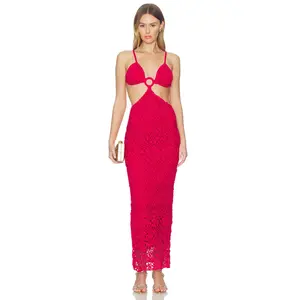 Capittana Martina Rose Dress in Red