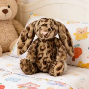 Jellycat Cobblehop Bunny Brown Soft Toy – Cute Leopard Spotted Plush Rabbit Doll 30cm, NWT 2026