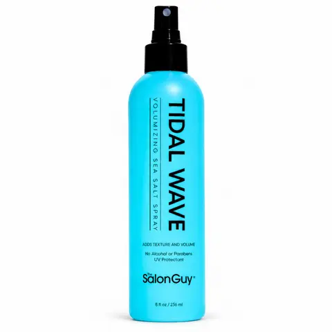 THESALONGUY Tidal Wave Sea Salt Spray for Hair – Volumizing & Texturizing Beach Wave Spray for Men & Women | Matte Finish, Light Hold, Alcohol-Free | All Hair Types | 8 oz
