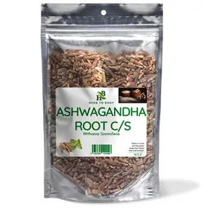 Herb To Body Ashwagandha Root C/S | Withania Somnifera | 4oz