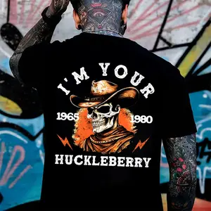 I'm Your Huckleberry Print T-Shirt