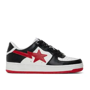 A Bathing Ape Bape Sta #3 M2 White Black Red