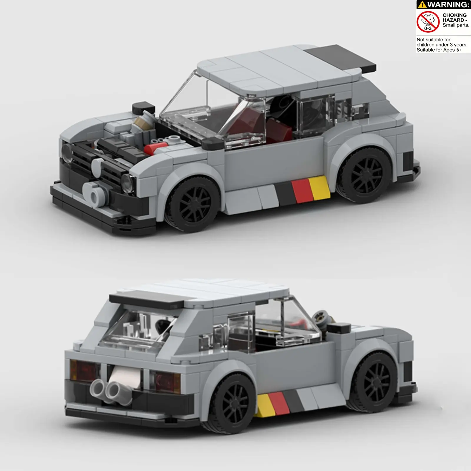 278pcs Moc Building Block Car Model Set, Moc Blocks Set, Building Block Sets, Stem Educational Creative Toy, Adult DIY Assembly Kit, Perfect Gift for Birthday Halloween Christmas Graduation