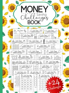 Money Saving Challenge Book: +24 Low Income Savings Challenges from $60 to $15,000 | An Enjoyable and Easy Way to Save Paperback