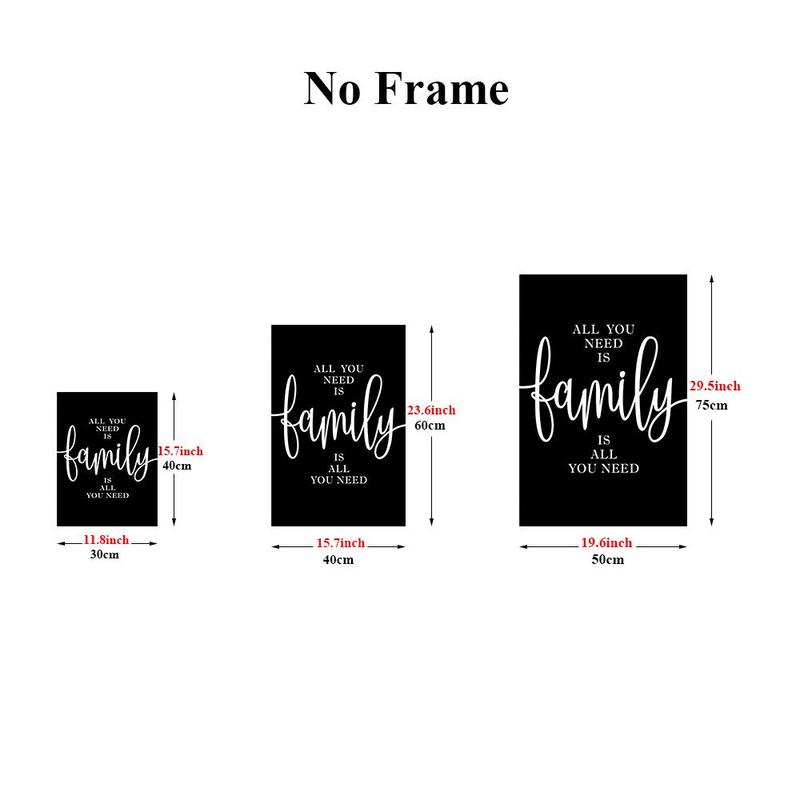 Heart & Letter Pattern Unframed Painting, 3 Counts/set Modern Canvas Wall Art, Interior Wall Decor for Home Living Room Bedroom Study Room,  Home Essentials Ornaments