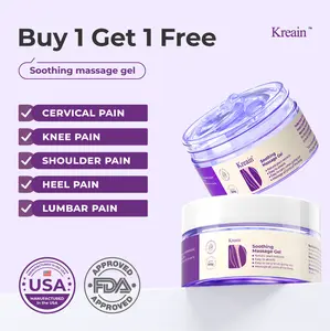 Kreain Nature Buy 1 Get 1 Free Rapid Relief Muscle Therapy Gel – Soothes knees, lumbar, neck, hands, and feet; contains boswellia, glucosamine, and collagen