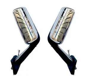 Door Side Mirror for 2018-2024 Freightliner Cascadia | Replacement A22-73907-007 A22-73907-006 | Chrome | Pair