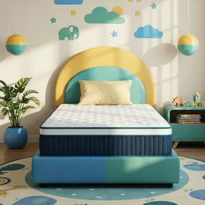 Twin Size Mattress 12 Inch | Twin Mattresses in a Box Hybrid | Medium Firm Feel Memory Foam and Individual Pocket Springs | Fiberglass Free Bed Matress | Breathable | CertiPUR-US | Upgrade