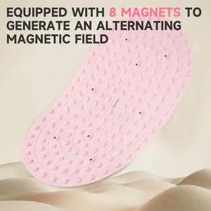 Manueklear Premium Soft Tpe Foot Massage Mat, Ergonomic Oval Design, Raised Acupoints, 8 Magnetic Elements, Non-Slip, High Resilience, Body Care